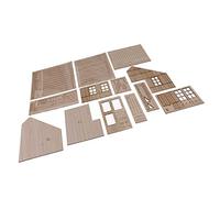 Kit de maquette de maison de ruines à l'échelle 1/35 pour table de sable, mise en page de paysage, diorama