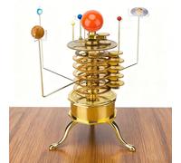 Kit de Maquette du système Solaire en métal 3D, 200 pièces, Style Steampunk, planétaire à Huit planètes, à Assembler soi-même en Laiton. Idéal pour l'éducation et la décoration de Bureau