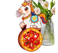 Kit De Maquette en Bois | Décor Animalier À Assembler | Cheval À Bascule Jouet en Bois | Loisir Créatif Et Cadeau pour Maison, Femmes, Ados, enfantss | Idéal Anniversaire, Noël, Thanksgiving