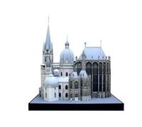 Kit de maquette en papier de la cathédrale d'Aix-la-Chapelle, difficulté avancée 5/6 pour les amateurs experts, papier cartonné néerlandais de qualité musée, projet créatif et thérapeutique pour