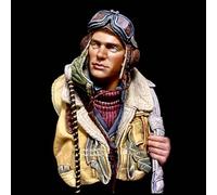 Kit de maquette en résine 1/10 buste British Pilot Royal Air Force WW2 non peint