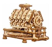 Kit de maquette - WOODEN CITY - Moteur V8 - Bois - Pour adultes - Référence 316
