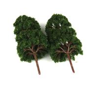 Kit De Maquettes D'Arbres De Train, Échelle Ho, Vert Profond, Disposition Des Chemins De Fer, 1:75, 10 Pièces