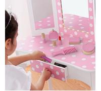 Trousse Faux Maquillage Enfant Fille Jouet Imitation Cosmétique 10 Accessoires Rose Teamson Kids Tk-W00010