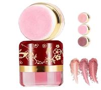 Kit de maquillage 3 couleurs, blush poudre, texture douce et aérienne, pour un teint éclatant en quelques secondes, Effet naturel, texture légère et lisse, convient à tous les types de peau (01#)