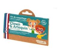 Kit de Maquillage 3 couleurs Clown et Arlequin NAMAKI multicolore G