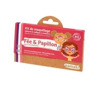 Namaki Kit maquillage bio 3 couleurs – hypoallergénique à base d'eau – Fée et Papillon