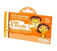 Kit de Maquillage 3 couleurs Lion et Giraffe NAMAKI multicolore G