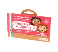 Mini coffret Maquillage Namaki® 3 couleurs Princesse & Licorne -