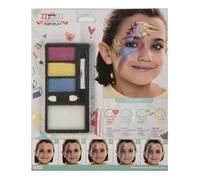 Kit de maquillage - Bright Pop Star - Trousse avec palette - 3 aquarelles - Accessoires inclus - Taille unique