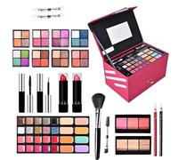 -kit de maquillage - Brosse de set cosmétique complète, fards à paupières à lèvres à lèvres plus | Professionals Design Makeup Collection Women Girls, portable Easy Mandator Perfect for présente u