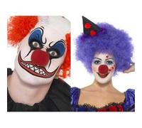 Kit De Maquillage Clown Classique Ou Horreur - Multicolores - Taille Unique rouge G