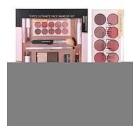 Kit de maquillage complet, ensemble de maquillage pour femmes, ensemble de pour débutant, teinte mélangeable, facile à utiliser, 26x26x3cm, mieux pour la routine de quotidienne o