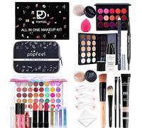 Kit de maquillage complet, kit de maquillage pour débutants - pour le maquillage de voyage 27 pièces/ensemble - Kit de maquillage polyvalent Kit de maquillage professionnel de voyage