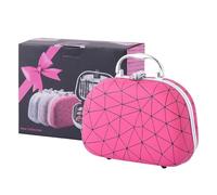 Kit de maquillage de beauté avec étui, kit de maquillage portable, avec produits cosmétiques de qualité supérieure, portable et élégant, 58,01 g, pour Noël, Nouvel An, anniversaire, Saint-Valentin,