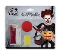 1 Kit de maquillage Clown Horreur pour la fête d'Halloween REF/20600 multicolore