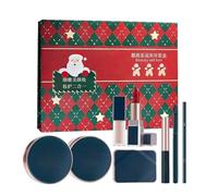 Kit De Maquillage De Noël - Ensemble De 8 Produits Convient À Les Types De Peau - Fard À Paupières Crayon À Sourcils Cosmétiques Nouvel An | Pour Mère Petite Amie Sœurs