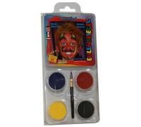 Kit De Maquillage Démon Halloween Taille Unique Rouge