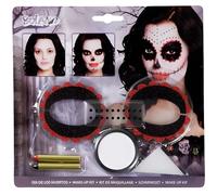 Kit de maquillage Dia de los Muertos - Boland - Halloween - Blanc - Mixte - Adulte
