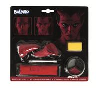 Kit maquillage maquillage Diable (Devil) Taglia Unica rouge