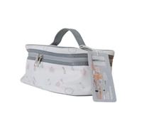 Kit de Maquillage en Bois pour Enfants Filles, Coiffeuse Princesse Jouet Éducatif avec Étui de Transport, Jeu de Simulation 21x12x16 cm