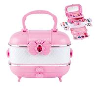 Kit de Maquillage Enfant - Jouets Princesse aux Cosmétiques Réels Lavables | Maquillage pour Filles | Âge 3-12, Noël, Vacances, Déguisement, Coiffeuse, Garnitures de Bas, Cadeau de Fête