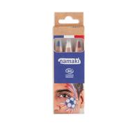 Kit 3 Crayons de Maquillage Enfants Supporter France Bleu Blanc