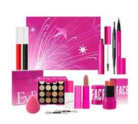 Kit de maquillage - Eyeshadow en sueur, ensemble d'outils de brosses de maquillage, mélange de couleurs durable, application facile à adhérer, de beauté les mieux notés, accessoires pour fil