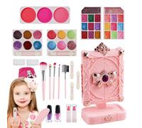 Kit de Maquillage Fictif pour - Jouets Éducatifs et Créatifs,Coffret Maquillage Jeu d'Imitation Fille,Idée Cadeau Fête Anniversaire Noël Déguisement et Loisirs