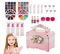 Kit de Maquillage Fictif pour | Jouets Éducatifs et Créatifs - Jeu de Maquillage Princesse et Déguisement | pour Fête Anniversaire Cosplay Noël Filles 3 10 Ans