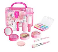 Kit De Maquillage, Kit De Maquillage Pour Pour Fille | Ensemble De Cosmétiques Réels Lavables Et Sûrs Pour Fille - Jeux De Maquillage Pour L'Anniversaire De La Princesse, Vanité De Noël