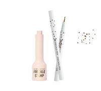 Kit de maquillage naturel pour taches de rousseur - Stylo Liquid Freckles et tampon à cinq points pour pousses d'été (02 marron moyen)