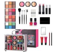 Kit de maquillage pour débutant, kit de maquillage pour femme | Kit de maquillage mat longue durée, ensemble de maquillage imperméable,Les soins de beauté comprennent un surligneur, une palette de far