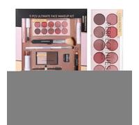 Kit de maquillage pour débutants, ensemble de maquillage professionnel pour femmes, correcteur, illuminateur, fard à paupières, mascara, pinceaux pour débutants, fêtes, anniversaires, Halloween, Noël