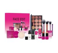 Kit de maquillage pour débutants, kit de maquillage pour les yeux et le visage - Palette de fard à paupières de maquillage professionnel,Maquillage Set Blush Stick, Kit complet cosmétique Astingentiel