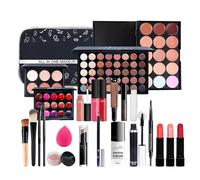 Kit de maquillage pour débutants, kits cosmétiques pour femmes, ensemble de 24 cosmétiques complets pour débutants, résistants à la transpiration | kits de produits de beauté avec organisateur de