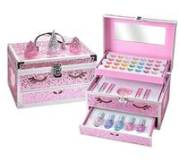 Aquarius Cosmetic Martinelia Unicorn Big Makeup Glitter Case Clair