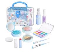 Kit de Maquillage pour - Ensemble de beauté Lavable en Toute sécurité, Accessoires de vanité Princesse, Collection de Jeux cosmétiques colorés, Rouge à lèvres Non Toxique, Fard à paupières, FA