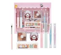 Kit de maquillage pour femme, ensemble de maquillage tout-en-un, ensemble complet polyvalent pour maquillage femme, accessoires de maquillage sûrs et délicats pour le Nouvel An, San, Noël,