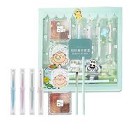 Kit de maquillage pour femme - Kit de cosmétiques pour le visage - Fournitures de maquillage pour le visage avec crayon à sourcils, rouge à lèvres et pinceau pour les loisirs, les mariages