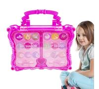 Kit De Maquillage pour | Jouets Cosmétiques Princesse pour Filles - Coffret de Maquillage Lavable pour Petite Fille - pour Fêtes Anniversaires Jeux en Famille