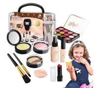 Kit de Maquillage pour - Kit cosmétique de Lavage, sans Danger pour Les Petites Filles | Accessoires de vanité de Princesse | Jouet d'anniversaire pour Filles et