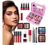 Kit de maquillage pour les femmes Kit complet, kit de maquillage pour adolescents pour les filles, Kit de maquillage de grande capacité Ensemble cosmétique portable, Palettes de maquillage imperméable