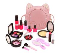 Kit de maquillage pour pour fille, ensemble de jouets de maquillage | Faire semblant de jouet de maquillage de dessin animé - Ensemble de jeu d'habillage, kit de maquillage pour filles avec fard à pau