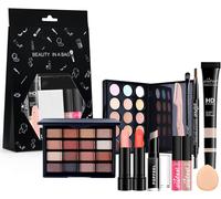 Kit De Maquillage Professionnel, 12 Pcs Ensemble-Cadeau De Maquillage Avec Fard À Paupières Brillant À Lèvres Correcteur, Pour Le Visage Yeux Et Lèvre, Portable Beauté Set Pour Femme Et Fille#1