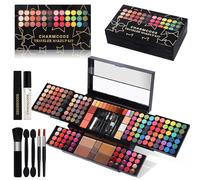 Kit de maquillage professionnel tout-en-un - 186 couleurs - Pour la Saint-Valentin - Avec ombre à paupières, brillant à lèvres, correcteur, surligneur, poudre de contour, poudre à sourcils, mascara