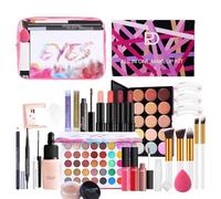 Kit de maquillage tout-en-un, kit de maquillage de voyage, kit de maquillage professionnel, kit de maquillage complet, portable et idéal pour les femmes, cadeaux parfaits pour les vacances ou les