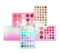 Kit de maquillage tout en un - Palette de maquillage 4 en 1-80 ombres à paupières, 20 brillants à lèvres, 3 fards à joues, 6 anticernes, 6 poudres de contour, 6 paillettes, 121 couleurs combinées