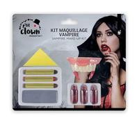 1 Kit de maquillage Vampire pour la fête d'Halloween REF/12601 multicolore