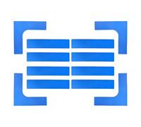 Kit De Marquage De Lignes De Court | Marqueurs de Limites Jetables pour Pickleball sur Allées Extérieures | Accessoires Anti-Vent pour Sports de Tennis à Poser pour École, Jardin, Pelouse, Salle de Sp